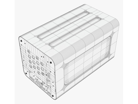 Mini obudowa komputera osobistego M1 Model 3D
