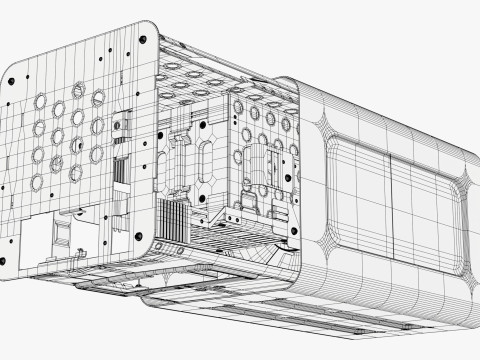 Mini obudowa komputera osobistego M1 Model 3D
