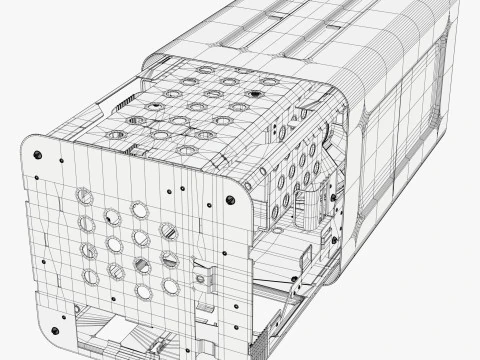 Mini-pc-behuizing M1 3D Model