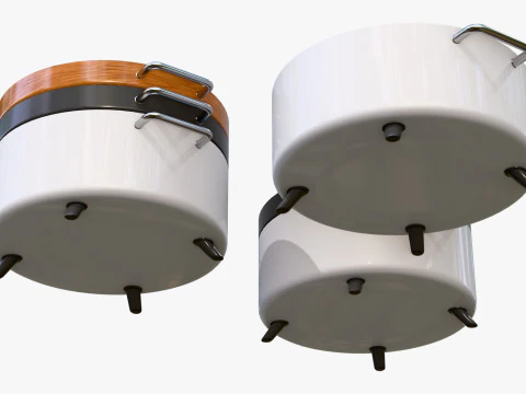 Electric Tabletop Cooker Grill M1 3D Model