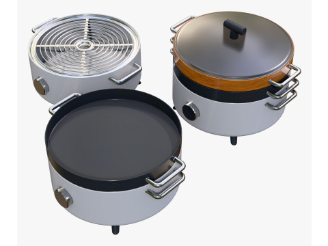 台式电烤炉 M1 3D 模型