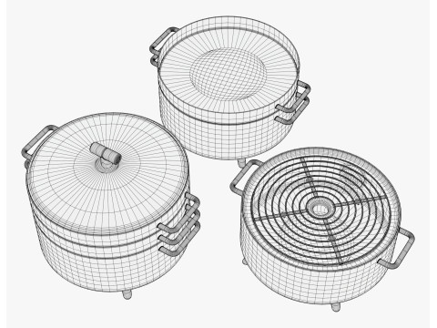 台式电烤炉 M1 3D 模型