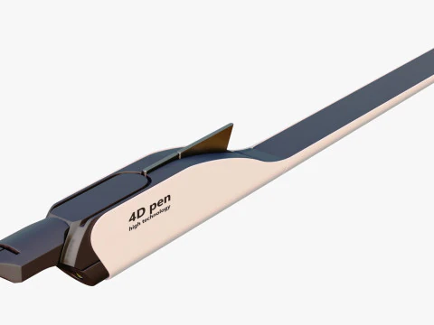 Conceptual 4D Digital Stylus M1 3D Model