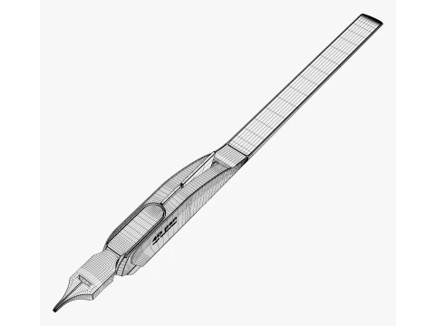 Conceptual 4D Digital Stylus M1 3D Model