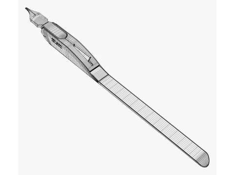 Conceptual 4D Digital Stylus M1 3D Model