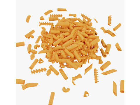 Assortimento di formati di pasta M1 Modello 3D