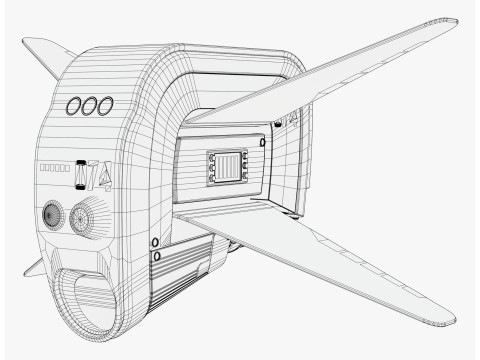 SF 監視ドローン 074 M1 3Dモデル