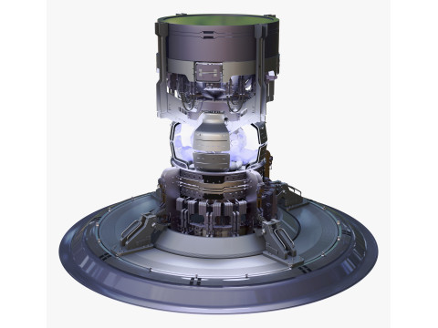 공상 과학 융합 동력 코어 생성기 M1 3D 모델