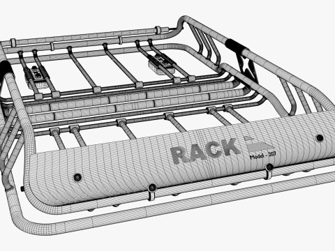 Universal Off-Road Roof Rack M1 3D Model