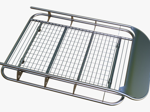 Portapacchi universale fuoristrada M2 Modello 3D