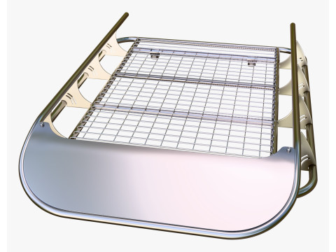 Portapacchi universale fuoristrada M2 Modello 3D