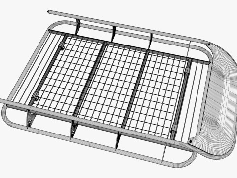 Portapacchi universale fuoristrada M2 Modello 3D