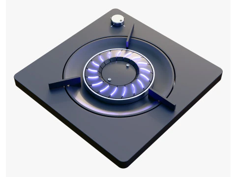Portable Gas Stove M1 3D Model
