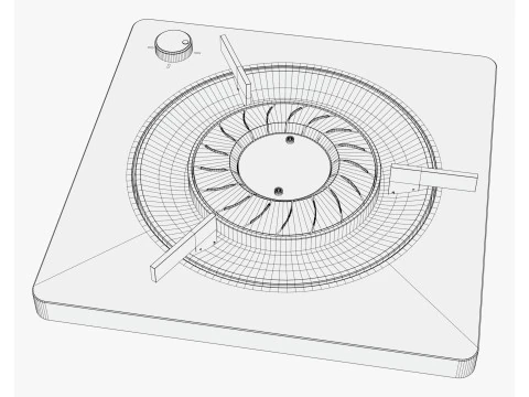 Portable Gas Stove M1 3D Model