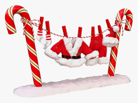 Санта-Клаус Пральня M1 3D Модель