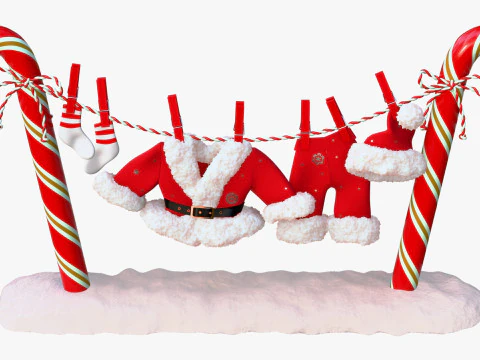 Санта-Клаус Пральня M1 3D Модель