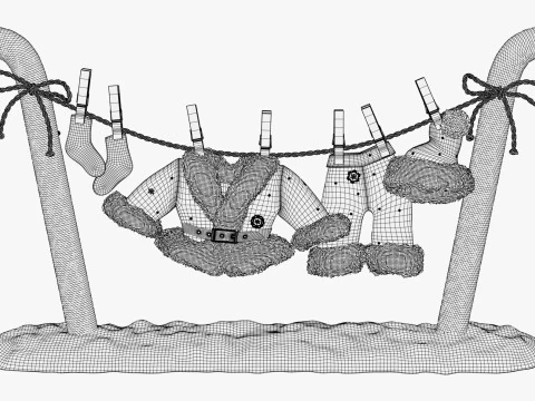 Санта-Клаус Пральня M1 3D Модель