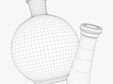 Frascos de alquimia M1 Modelo 3D