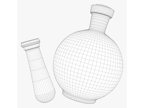 Frascos de alquimia M1 Modelo 3D