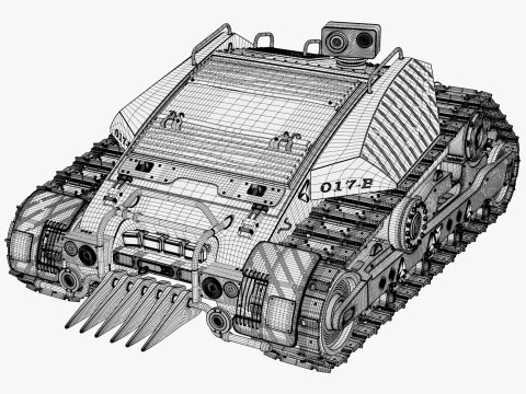 Sapper tattico militare 017B M1 Modello 3D
