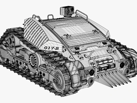 Sapper tattico militare 017B M1 Modello 3D