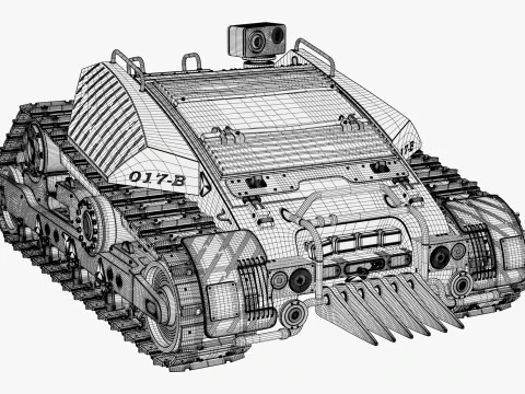 Sapper tattico militare 017B M1 Modello 3D