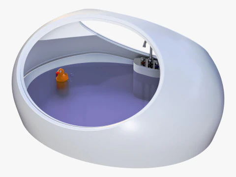 F&uuml;t&uuml;ristik Banyo Kaps&uuml;l&uuml; M1 3D Model