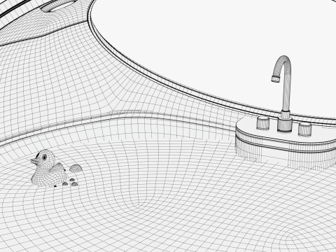 Futuristic Bath Pod M1 3D Model