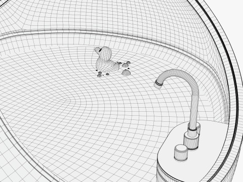 Futuristic Bath Pod M1 3D Model