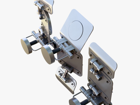 Industrial Studio Flood Light M1 3D Model