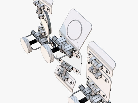 Industrial Studio Flood Light M1 3D Model
