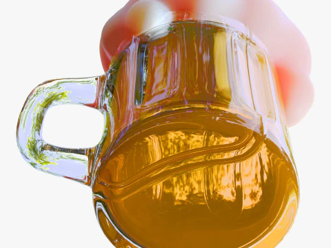 Boccale di birra stilizzato M1 Modello 3D