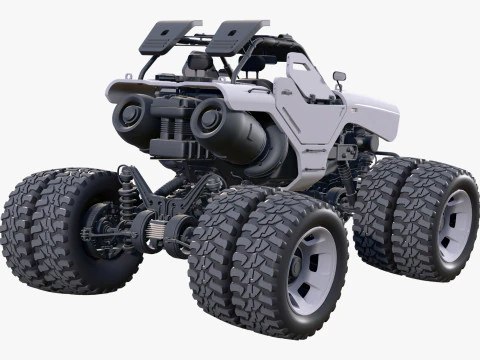 RC Monster Truck Toy M1 3D Model