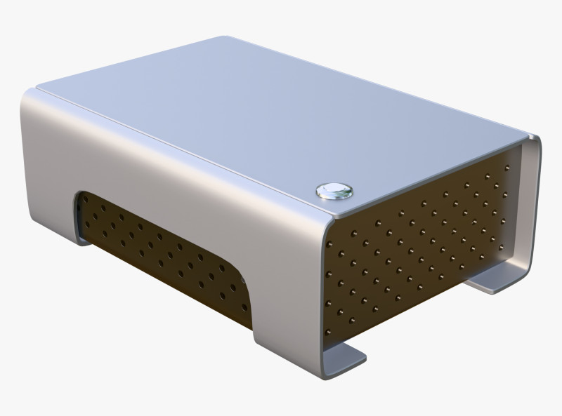 Bo&icirc;tier &eacute;lectronique M1 Modèle 3D .c4d .max .obj .3ds .fbx .stl .blend 