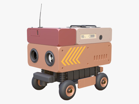 Autonomiczny Robot Dostawczy M1 Model 3D