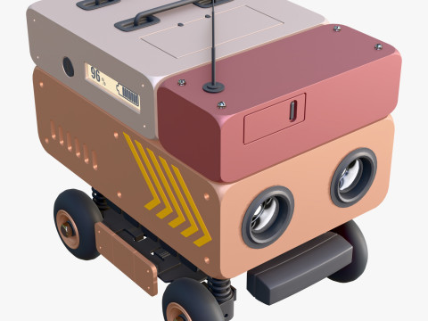 Rob&ocirc; de entrega aut&ocirc;nomo M1 Modelo 3D