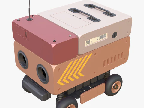 Robot di consegna autonomo M1 Modello 3D