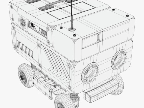 Rob&ocirc; de entrega aut&ocirc;nomo M1 Modelo 3D
