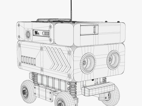 Rob&ocirc; de entrega aut&ocirc;nomo M1 Modelo 3D