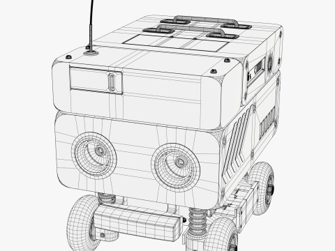 Rob&ocirc; de entrega aut&ocirc;nomo M1 Modelo 3D