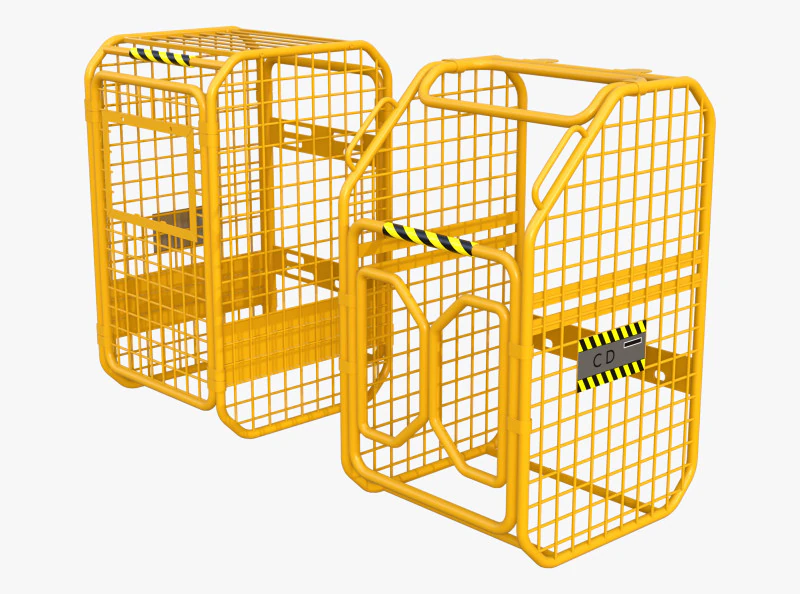 Kandang Pengaman Industri M1 Model 3D .c4d .max .obj .3ds .fbx .stl .blend