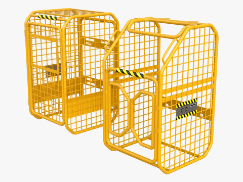 Kandang Pengaman Industri M1 Model 3D