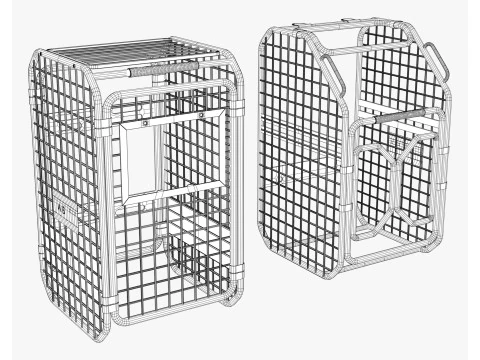 Kandang Pengaman Industri M1 Model 3D