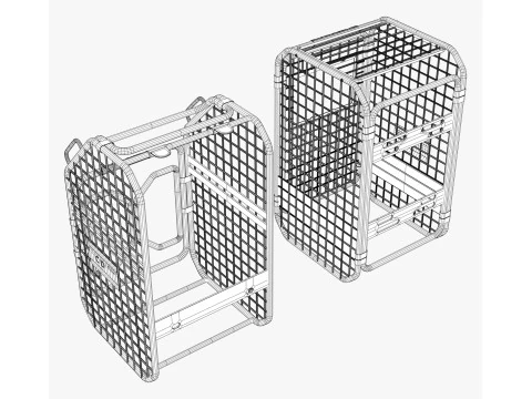 Kandang Pengaman Industri M1 Model 3D