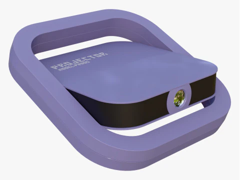 Mini proyector port&aacute;til M1 Modelo 3D