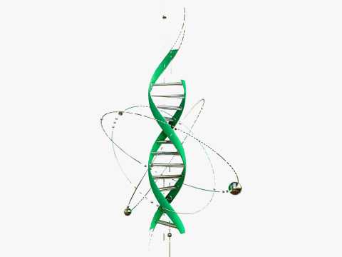 Struktura DNA techno M2 Model 3D