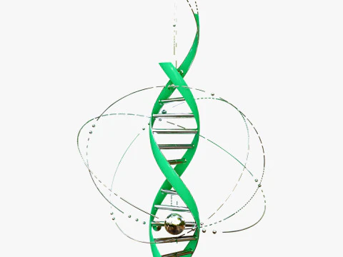 Estructura del ADN Tecno M2 Modelo 3D