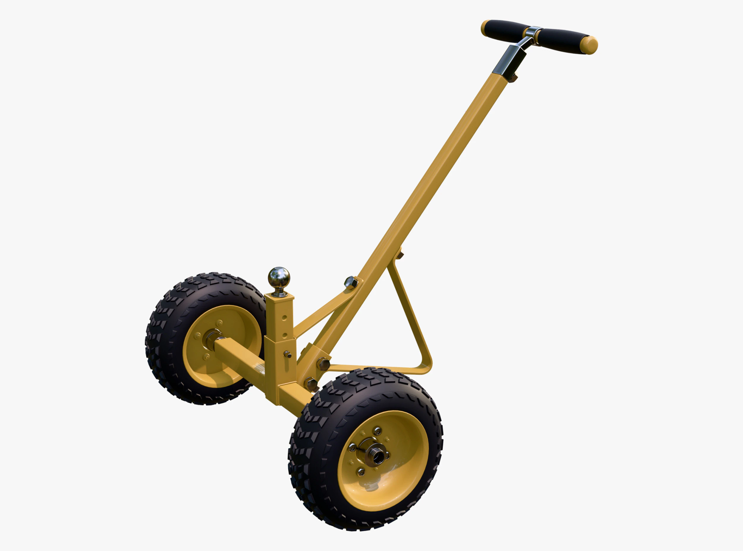 Heavy Duty Trailer Dolly Mover M1 3D Model .c4d .max .obj .3ds .fbx .stl .blend 