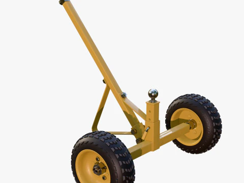 Heavy Duty Trailer Dolly Mover M1 3D Model