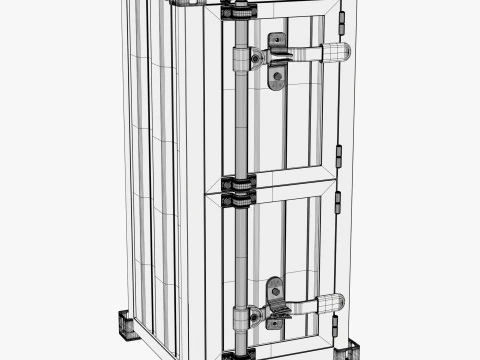 Brankas Kontainer Loteng M1 Model 3D